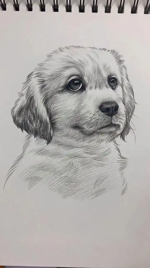 教你们画小狗狗