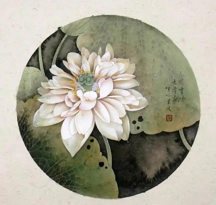 李叶波老师工笔荷花图,这功底已经超越大多数中美会员了#国画  - 抖音