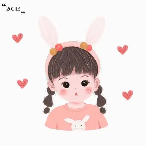 彩铅卡通可爱头像