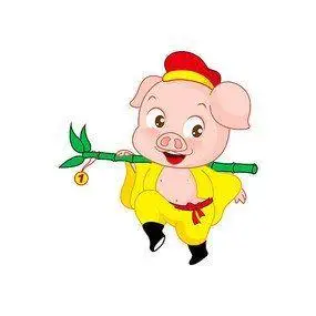 可爱卡通猪八戒头像简笔画图片大全