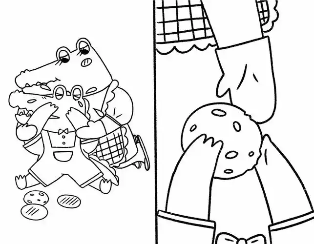 黑白儿童绘本故事集|插画|绘本|三个宋 - 原创作品 - 站酷 (zcool)