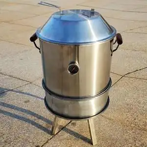 熏腊肉神器家用熏的桶架子熏肉的设备炉子家用柴火熏腊肉腊肠工具