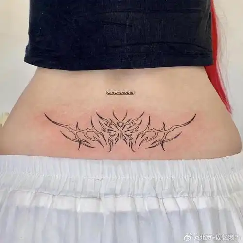 纹身分享##纹身设计##腰部纹身##北京纹身店