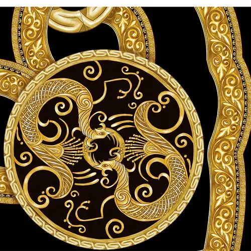 在中国古代凤凰被尊为太阳神鸟,凤与龙享有