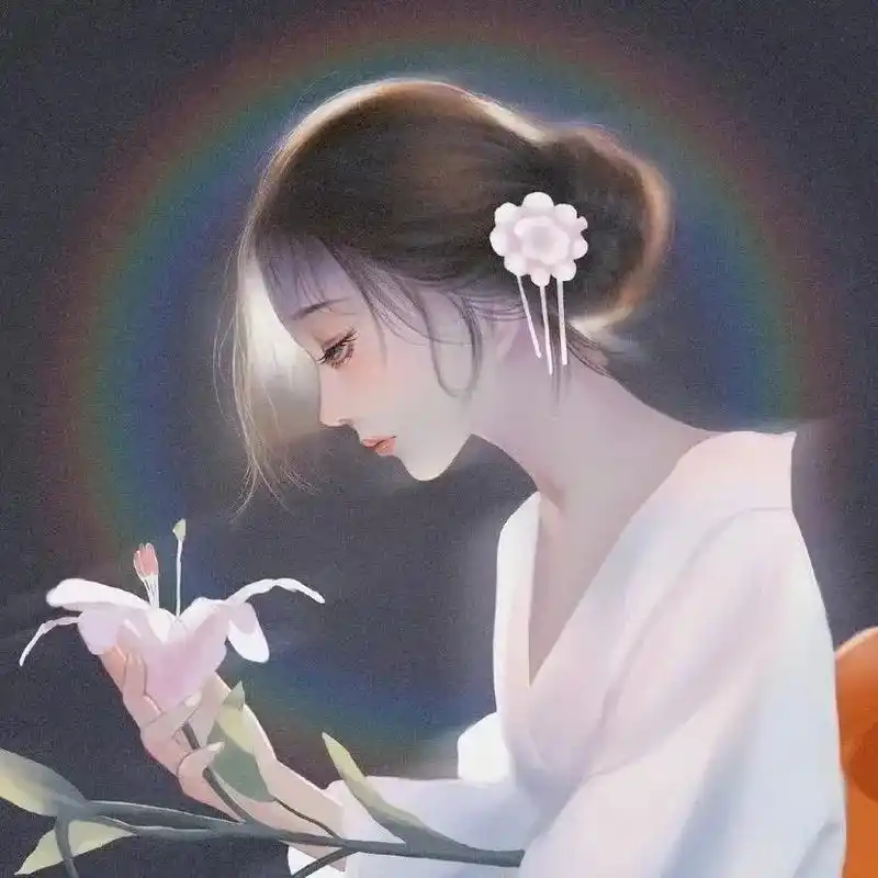 自己要发光发热呀#闺蜜头像 #手绘头像 #神明少女  - 抖音