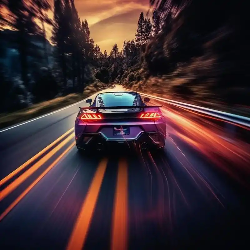 94157215 山道超跑系列头像 这个系列的头像以在山道中疾驰的