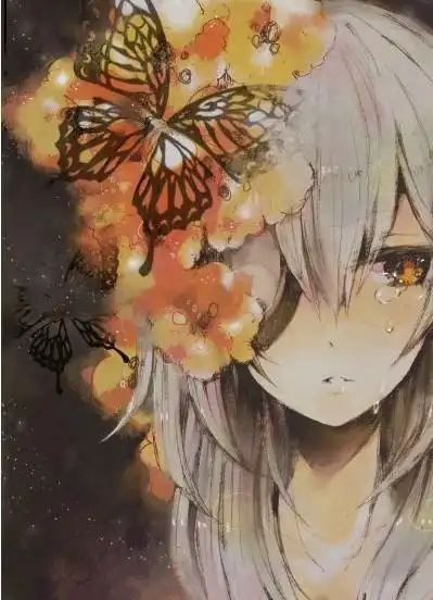 求这种伤心的动漫图片