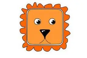 正方形简笔画可爱