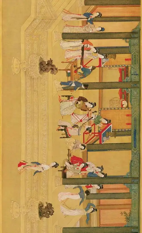 中国十大传世名画----《汉宫春晓图》 "吴门四子"仇英巅峰之作