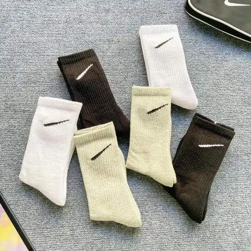 纯棉加厚毛巾底篮球运动勾勾袜长筒精英字母吸汗排湿情侣高筒袜子