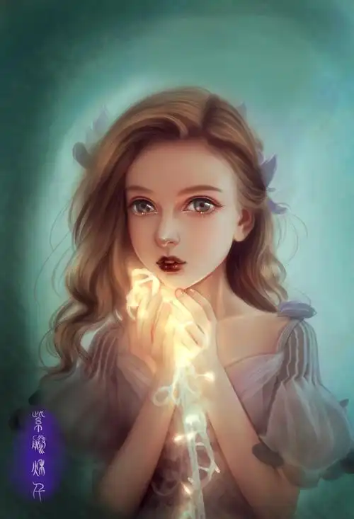 pssai给美女真人照片转成卡通童话人物效果后期仿手绘教程