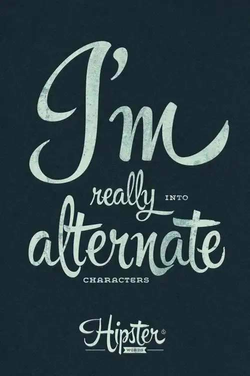 简洁的ale paul 优雅英文手写海报设计作品