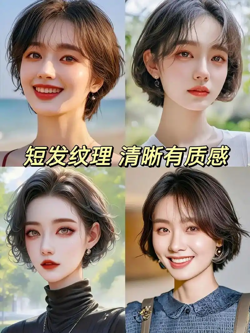 短发纹理清晰有质感