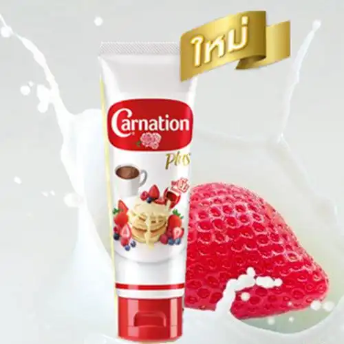 进口炼乳奶精脱脂甜奶奶茶店专用面包调味泰国三花carnation炼乳