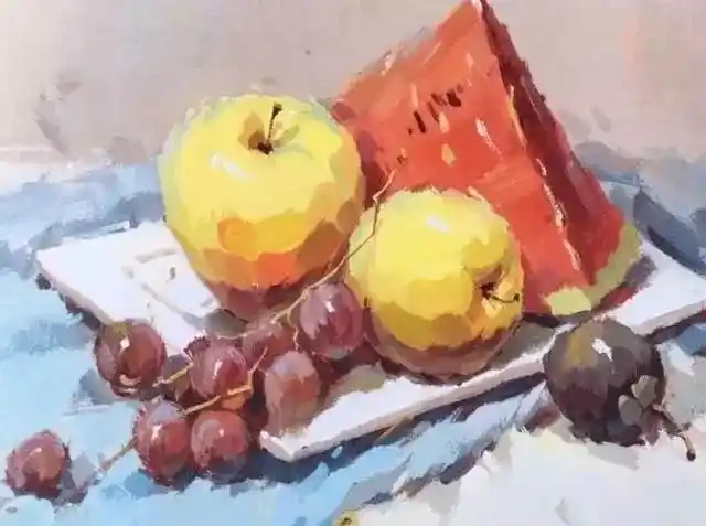 简单的静物水粉画水粉静物画图片