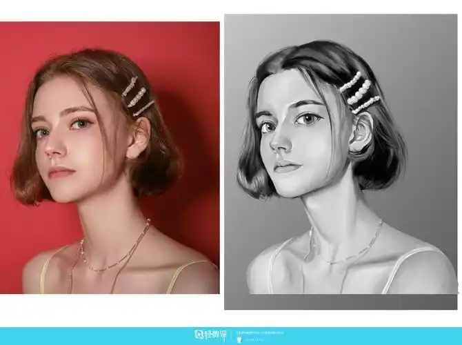 日系厚涂女照片临摹方法(下)