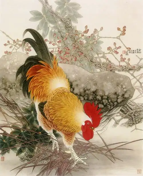 【国画艺术】田云鹏工笔花鸟画欣赏