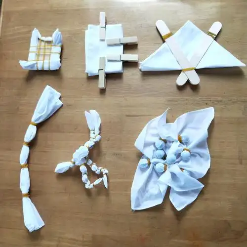 中五班美术活动小记——扎染