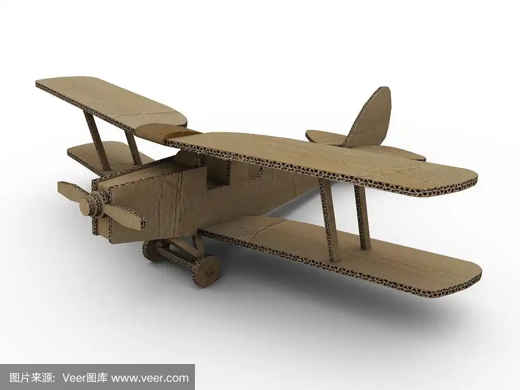 双翼飞机,纸板,花园虎蛾,风,玩具