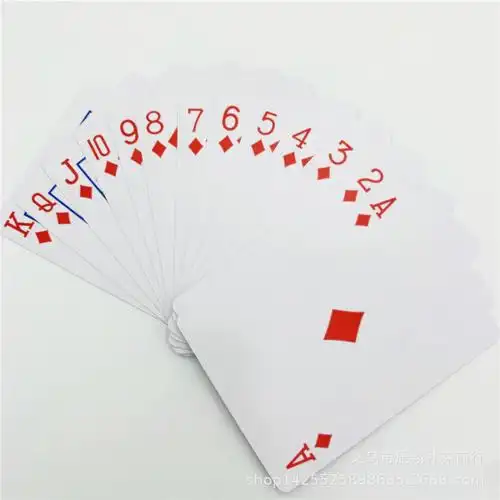 cxbeer 98蜜蜂蓝芯纸扑克牌 56张 外贸 纸牌 红蓝混 4个大小王