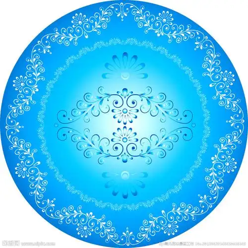 圆形花纹图片
