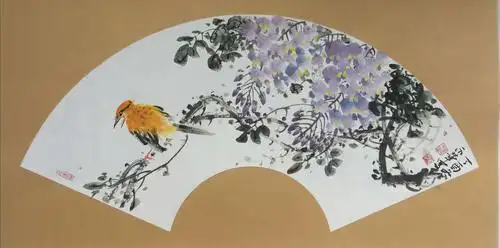 【清润秀雅】程永华花鸟扇面小品欣赏(七)