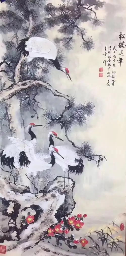 徐建清水墨花鸟与山水画欣赏