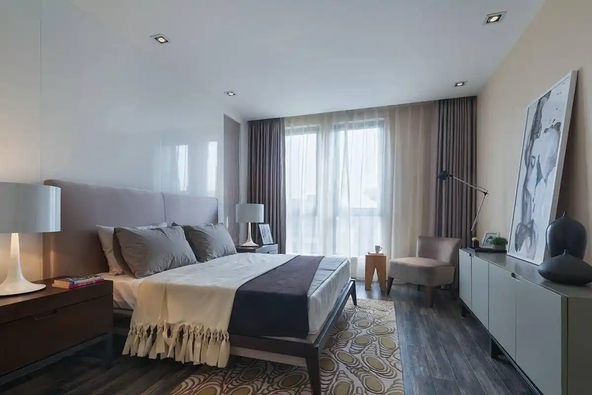 现代简约风格卧室装修效果图