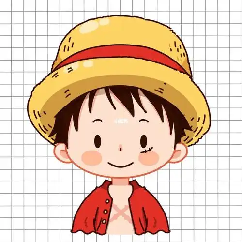 q版路飞简笔画教程