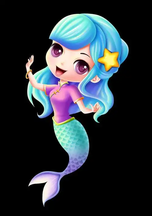 卡通美人鱼设计|平面|ip形象|宣然设计 - 原创作品 - 站酷 (zcool)