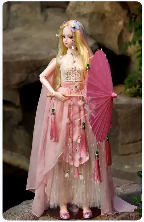 德必胜古风公主彤乐芭比洋娃娃60厘米中国风仿真bjd女孩玩具 艾琳娜