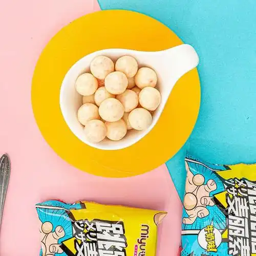 迷语跳跳糖麦丽素牛奶味巧克力豆儿童怀旧朱古力袋装零食65g