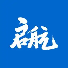 启航汉字书法字体字形中国风