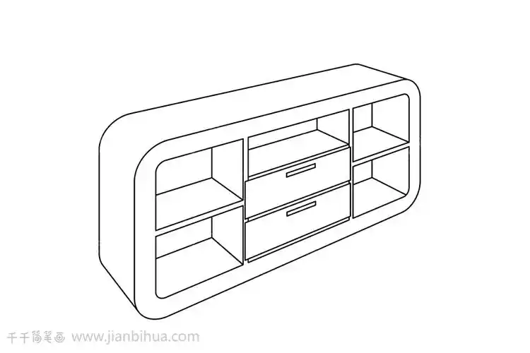 柜子简笔画宝妈收藏