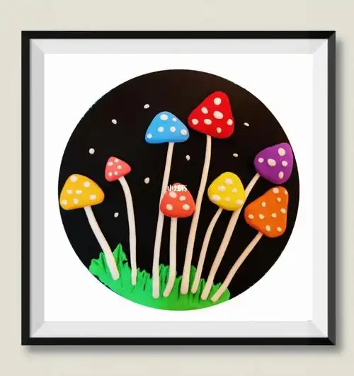 粘土贴画合集1粘土手工儿童创意画