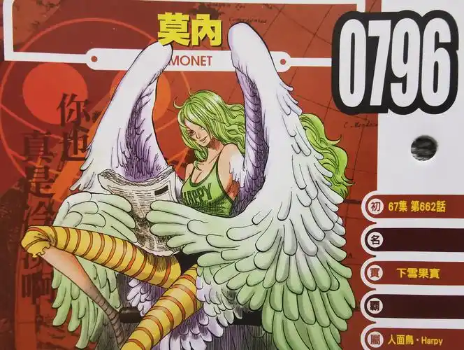 海贼王官方资料:唯一一个拥有自然系能力的女性角色-雪女莫奈