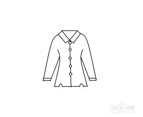 长袖衬衣怎么画