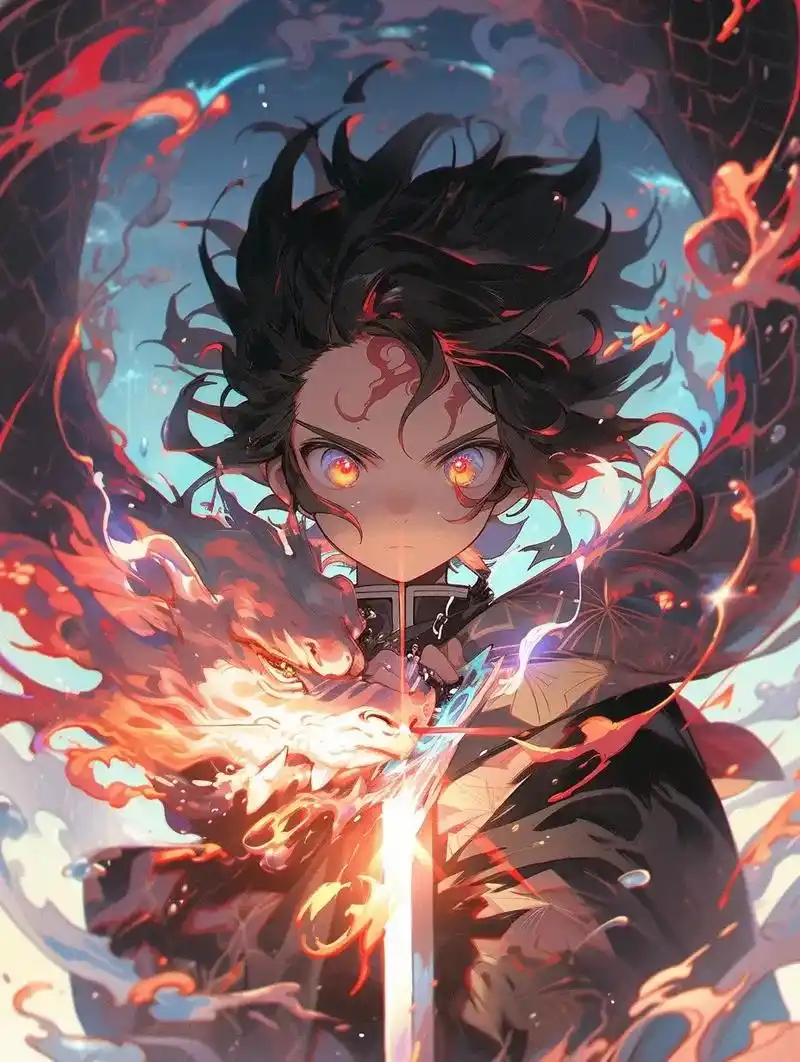 midjourney|炭治郎.#动漫 #鬼灭之刃 #鬼灭之刃 - 抖音