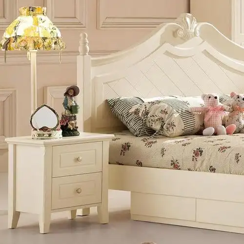 丽丽派韩式家具卧室套装 实木 韩式 典雅 时尚 床头柜