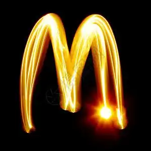 英文字体mm由黑色背景的浅字母表创建背景