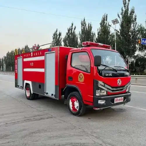 东风多利卡5立方消防车 乡镇应急灭火车 大型水罐救火车 国五排放