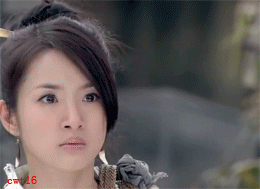 林依晨惊吓古装呐喊gif动图_动态图_表情包下载_soogif