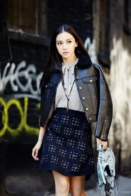 【图】angelababy 纽约时装周游记_明星街拍_名流派对频道_vogue时尚