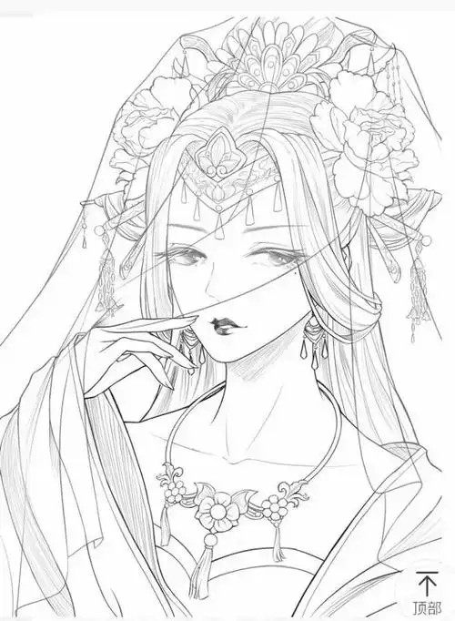 『线稿.铅笔画.步骤』