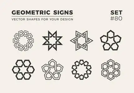 时尚的矢量徽标标志为您的设计.简单的创意几何符号收集照片