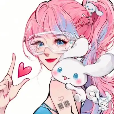 网红女生头像动漫手绘最火图片