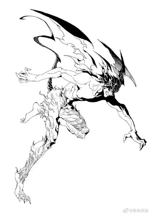 速写60天挑战赛##恶魔人crybaby