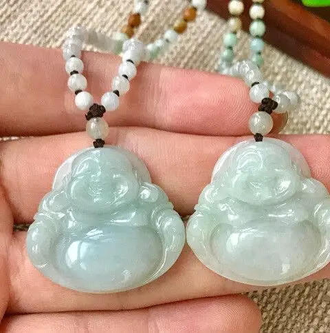 天然缅甸翡翠 玉佛吊坠佛公玉坠玉石项链挂件男女款 厂家直销图片