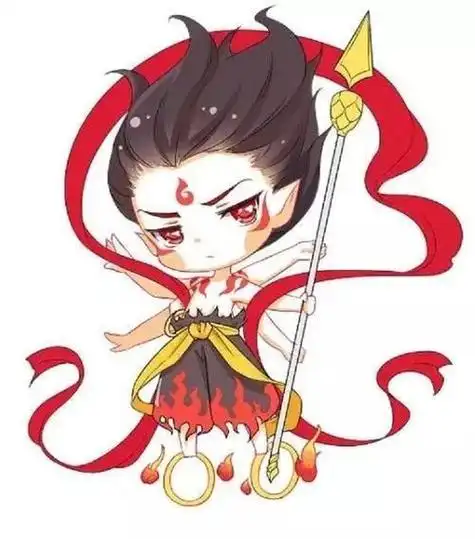 哪吒之魔童降世简笔画头像