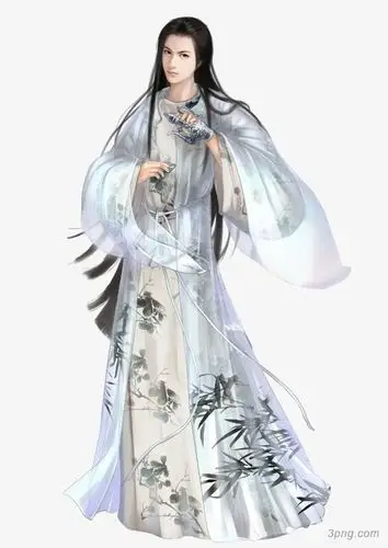古风人物png素材透明免抠图片-动植人物